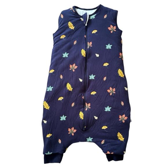 Kyte Baby Sleep Sack Walker 2.5 Tog Bamboo Foliage Collection Blue Leaves Size M - Picture 1 of 7